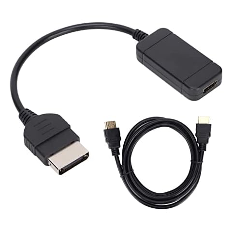 HD Multimedia Interface Converter, Xbox to HD Multimedia Interface Converter Adapter, Retro Game Console Video Adapter for XBOX, HDTV Converter Compatible with Original Xbox Cover