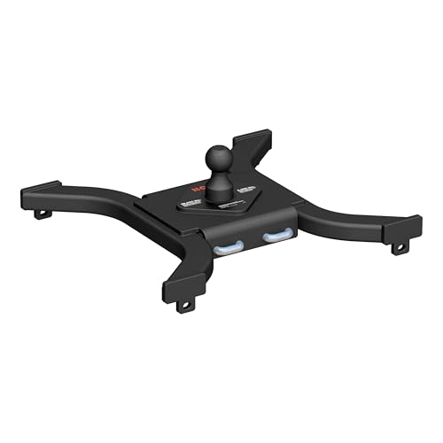 CURT 16085 Spyder 5th Wheel to Gooseneck Adapter Hitch Fits Industry-Standard Rails 25 000 lbs 2-5/16-Inch Ball