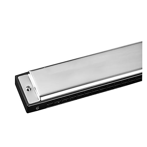 PacuM Harmonica par Instrument Clé Tremolo Harmonica 24 Trous Laiton Anches Harpe Bouche Orgue C Clé Peigne Bois Instruments De Musique Argent Harmonica - Les Beatles, Paul McCartney, John Lennon, RIngo Starr, George Harrison PacuM Harmonica par Instrument Clé Tremolo Harmonica 24 Trous Laiton Anches Harpe Bouche Orgue C Clé Peigne Bois Instruments De Musique Argent Harmonica – Image 3