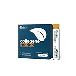 ERFO LIFE - Integratore alimentare antietà - Collagene marino PEPTAN® e acido ialuronico - Limita la comparsa delle rughe - Formula avanzata con vitamina C e zinco - Senza coloranti - 10 fialette