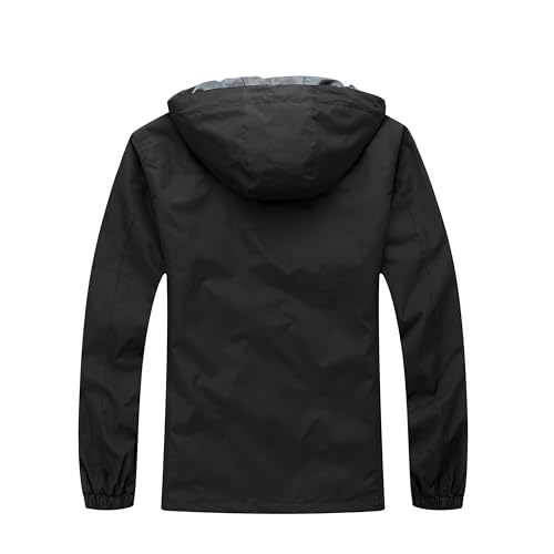 Blu Apparel Mens Waterproof Rain Jacket Premium Branded Walking Hiking Everyday wear Jacket Windproof - Image 5