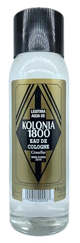 Crusellas Legitima Agua de Kolonia 1800 Natural Splash Cologne 16 Fl. Oz.