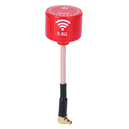 Jeanoko RHCP Antenna, Bendable Low Feeder Loss High Gain RC Drone Antenna 100MHz Bandwidth for FPV Racing Drone(MMCX Elbow)