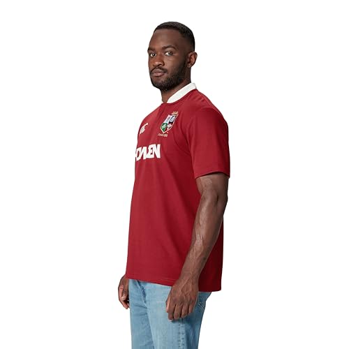 Canterbury Leones británicos e irlandeses SS Classic Camisa, Dalia roja, L Unisex Adulto