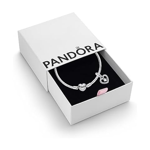PANDORA April Birthstone Charm Bracelet Set Cover