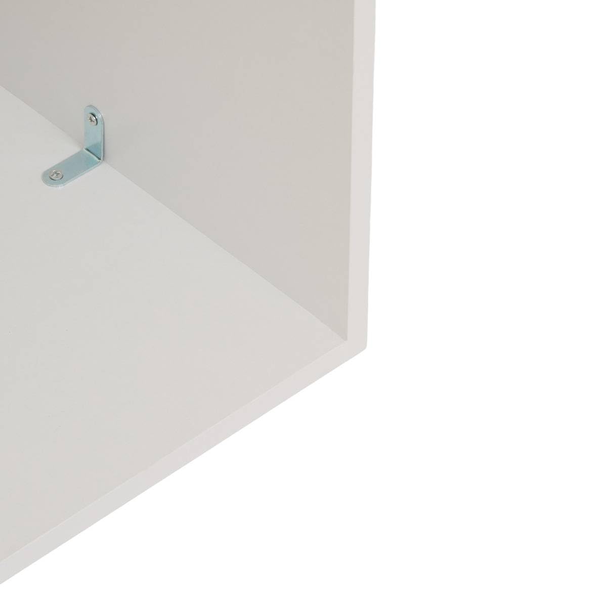 5 five simply smart 5five - Étagère Colonne Mix'N'Modul Blanche - 3 Cases, L 34,5 x P 32 x H 100,5 cm - Meuble de Rangement pour Salon, Chambre, Bureau