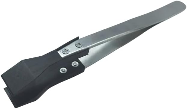 Anti-Static PTFE PEFT Tweezers for Wafer Handling - Precision Tips for Safe Electronics Handling(20N-13K)