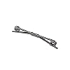Necktie Tie Clips Collar Bar Shirt Collar Stay Tie Pins Cravat Clips Silver Metal Collar Pin Jewelry Accessories