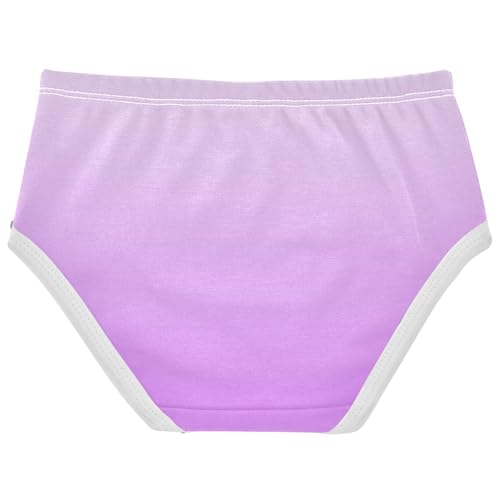 Joisal Durable Girls Underwear Toddler 2t Cotton Girl Panties Cute Magnolia Heliotrope Gradient Ombre Briefs Undies Kids2