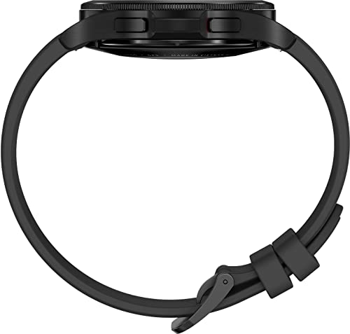 Samsung Galaxy Watch4 Classic Bluetooth, 46 mm, noir -Montre connectée intelligente, lunette tournante, santé, bien-être, sport, IMC, ECG – Version FR