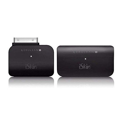 iSkin CERULEAN TX + RX - Bluetooth 2.0 Transmitter and Receiver Set for iPod