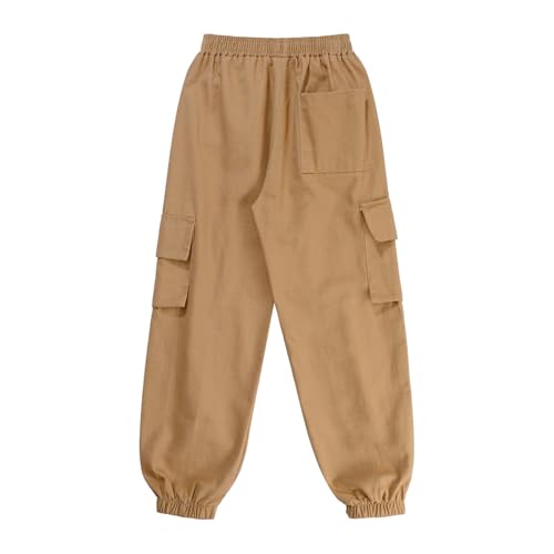 JEYPINMI Kids Boys Elastic Waist Jogger Sweatpants Athletic Cargo Joggers Pants Loose Fit Jogging Bottoms3