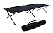 Kronenburg Feldbett XXL, Campingbett 210 cm x 72 cm x 45 cm – Belastbarkeit bis 200 kg TÜV Süd geprüft - in Schwarz