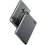 Portronics Boosty 5k 5000mAh 15W Wireless Magnetic Fast Charging Nano Powerbank, Metallic Finish, 20W Type C PD Output, Light Weight, Compatible with iPhone 12 Above, Other Qi Enabled Devices