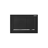 Para doble descarga Geberit 115.080.KM.1 Pulsador, Negro