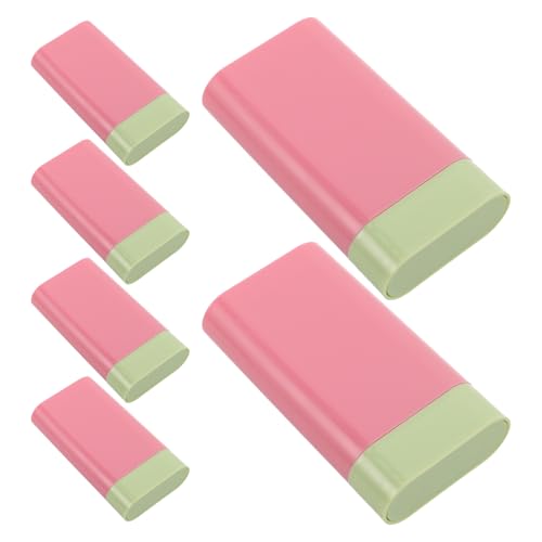 minkissy Envases Vacíos de Desodorante en Barra 6 Piezas 20g, Tubos Rellenables de Plástico Color Rosa Oscuro, Aplicadores Portátiles para Bálsamo, Loción y Maquillaje Diy, Uso Cosmético