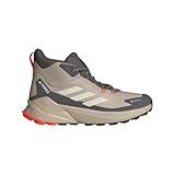 adidas Men's Terrex Trailmaker 2 Mid Gore-TEX Hiking Shoes, Wonder Beige/Wonder White/Charcoal, 11