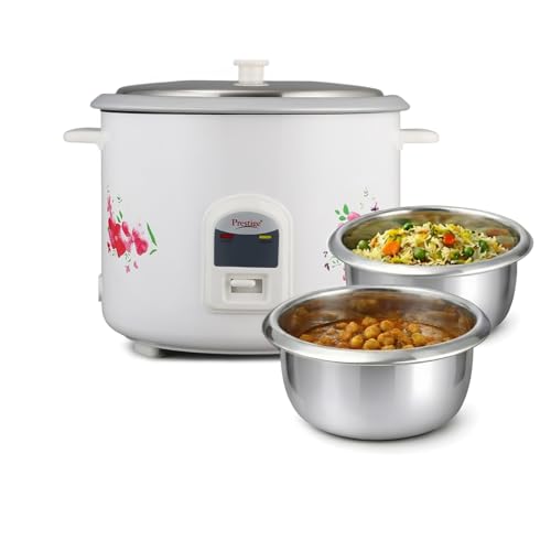 Prestige PRWO 2.8-2 Electric Rice Cooker 2.8L with Close Fit Lid|...