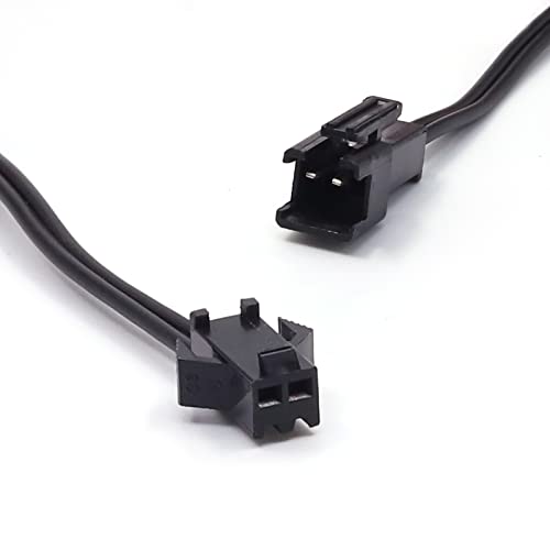 NWpangu 2-Pin Male to Female Wire Extension Cord Light Connection Cable Kit for Neon Strip Underglow Rock Light 1M-5PCS - Image 4