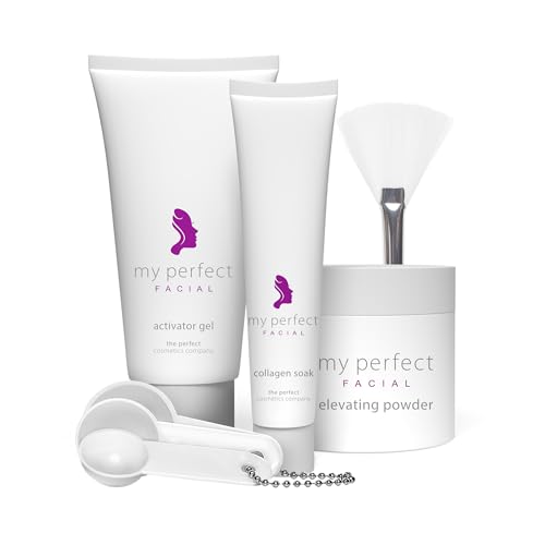 My Perfect Facial 10 Treatments - Upsize Offer by Penny Lane | Anti-Aging Facial Set | Skin Firming & Hydrating Mask | Collagen & Hyaluronic Acid Formula | Helps Smooth & Refresh Skin | As Seen on TV
