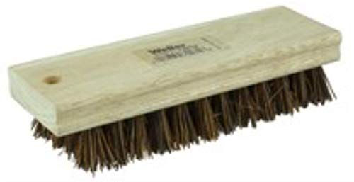 Image of Weiler 72034 7-1 /4 inch Square End Scrub Brush, 1 inch Trim, Palmyra Fill (Pack of 24)