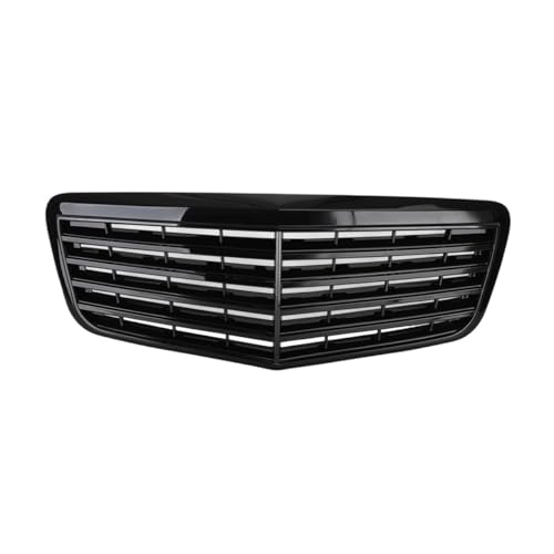 Calandre centrale avant W211 noir brillant pour pare-choc Mercedes E350 E500 AMG 2007-2009