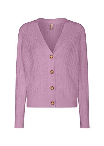Soya Concept Soyaconcept SC-Blissa 25 Open Front Knitted Cardigan Pull en Laine, Violet Mist, XL Femme Cover