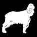 SUIFENG Aufkleber 14 x 12.7CM Irish Setter Hund Auto Aufkleber Wasserdicht Vinyl Aufkleber Auto Styling Stoßstange Zubehör Schwarz/Silber