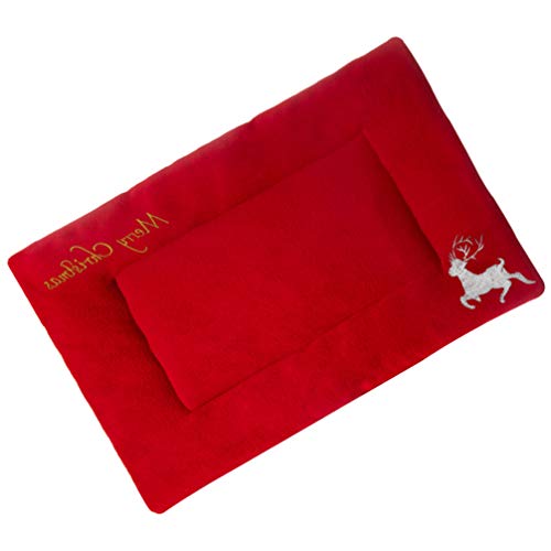 VILLCASE Natal Cama de Cachorro Almofada de Almofada de Animal de Estimação Tapete de Cama Quente pa