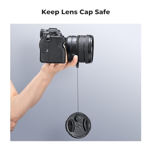 6 Pack Lens Cap Keeper, Camera Lens Cap Leash with
