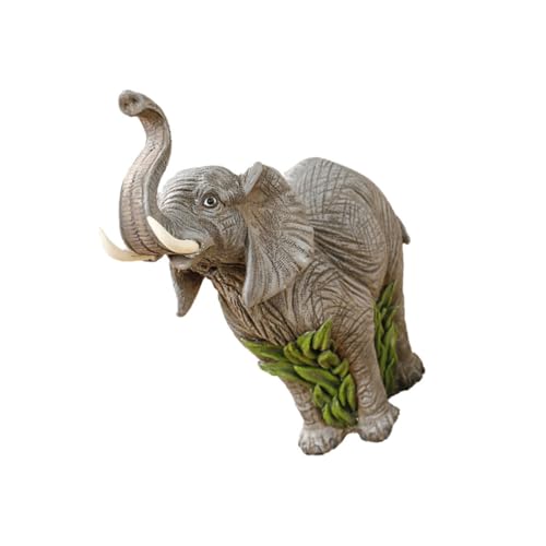 Modèle d'éléphant en résine ornement créatif pour décoration maison moderne