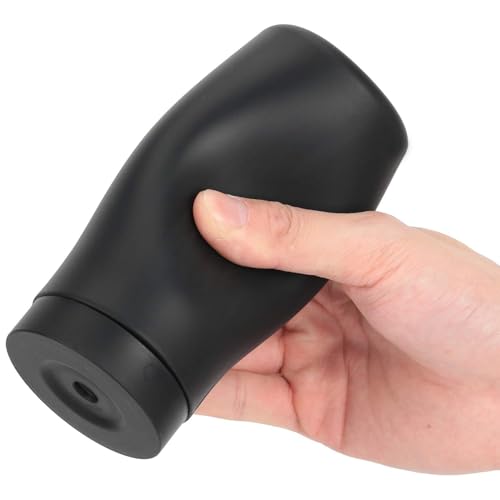 Dispenser di Liquido per Lavaggio Bottiglie da Spremere Bottiglia Divisa in Silicone Bottiglia di Sapone per le Mani Ricaricabile Facile da Spremere per Cucina, Bagno (Nero)