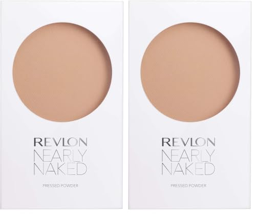 Image of REVLON Compact Nearly Naked Natural Pressed Powder For All Skin Type, Medium(8G), 59 Gm, Beige (Pack of 2)