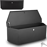 Anwick Trailer Tongue Storage Box, 36'x12'x12' Heavy Duty trailer tool box tongue with Lock and Key for Trailers, RV, Pickup Trucks, Flatbeds