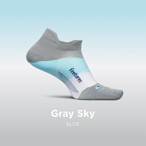 Image of Feetures Elite Light Cushion Mini Crew Sock - Sport Sock with Targeted Compression