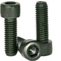 Hex Screw - Allen Screw - Socket Head Cap Screw - Alloy Steel - #5-44 x 1/2" - Thermal Black Oxide (Quantity: 100), Drive: Hex Socket, Head: