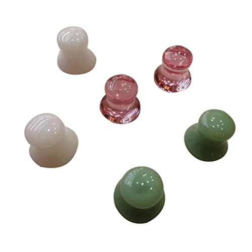 Healeved 1 Pc Piedra De Masaje Herramienta Facial Para Mujeres Herramientas De Masaje De Raspado Pro Limpiador Seta De Masaje Herramienta Para Raspar La Cara Masajista Bomba Vidrio