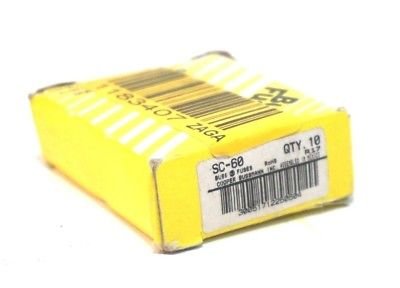 10 New BUSSMANN SC-60 FUSES SC60