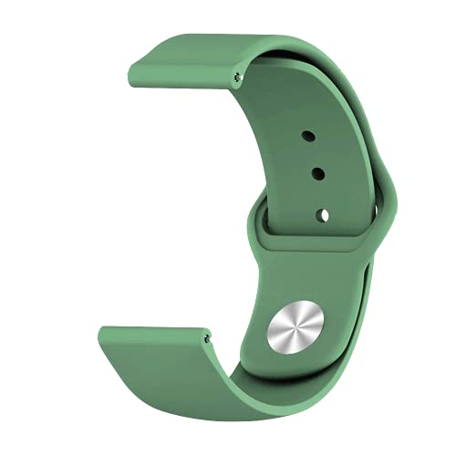 Image of YODI 22mm New Metal Buckle Original Colourful Silicone Strap Band Compatible with Amazfit GTR 2, GTR 2e, GTR 47MM / Noise Fit Endure, Evolve, Active Smartwatch Bands