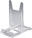 Home Xpert Telleraufsteller, Tellerständer, Tellerhalter, transparent, 6 cm breit, 10 cm tief, 10 hoch, für Teller von Ø 11 bis 32 cm
