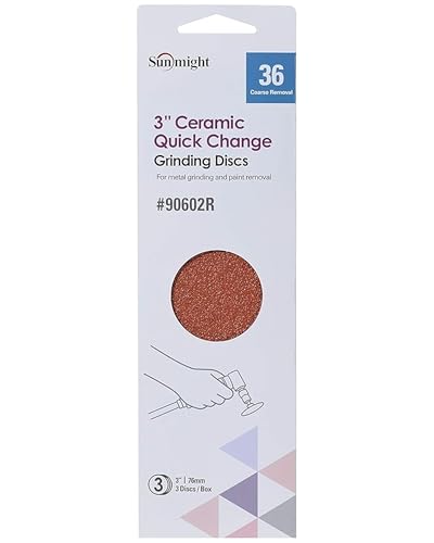 Disques à changement rapide céramique 7,6 cm Sunmay contre l'usure prématurée lors du ponçage