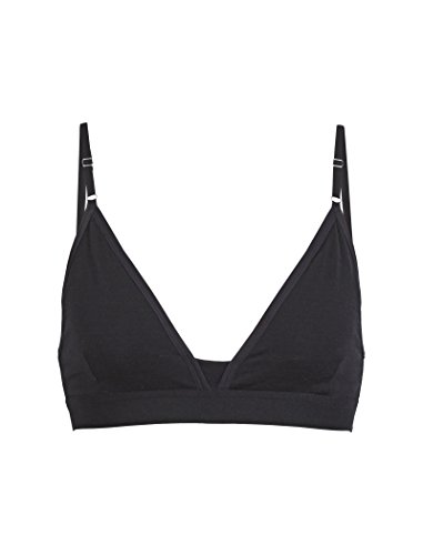 Icebreaker Merino Women's Siren Bra, Black/Black, Medium