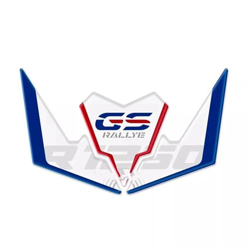 に適合するR 1250 GS Adventure用 バイク用ステッカー サイド燃料タンクパッド ウインドシールドステッカー 防水プロテクター デカール 保護フィルム トラクションパッド(白)