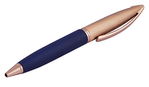 Image of amazon basics Ballpoint Pen with Case fro Office and Gifting (Blue Ink)