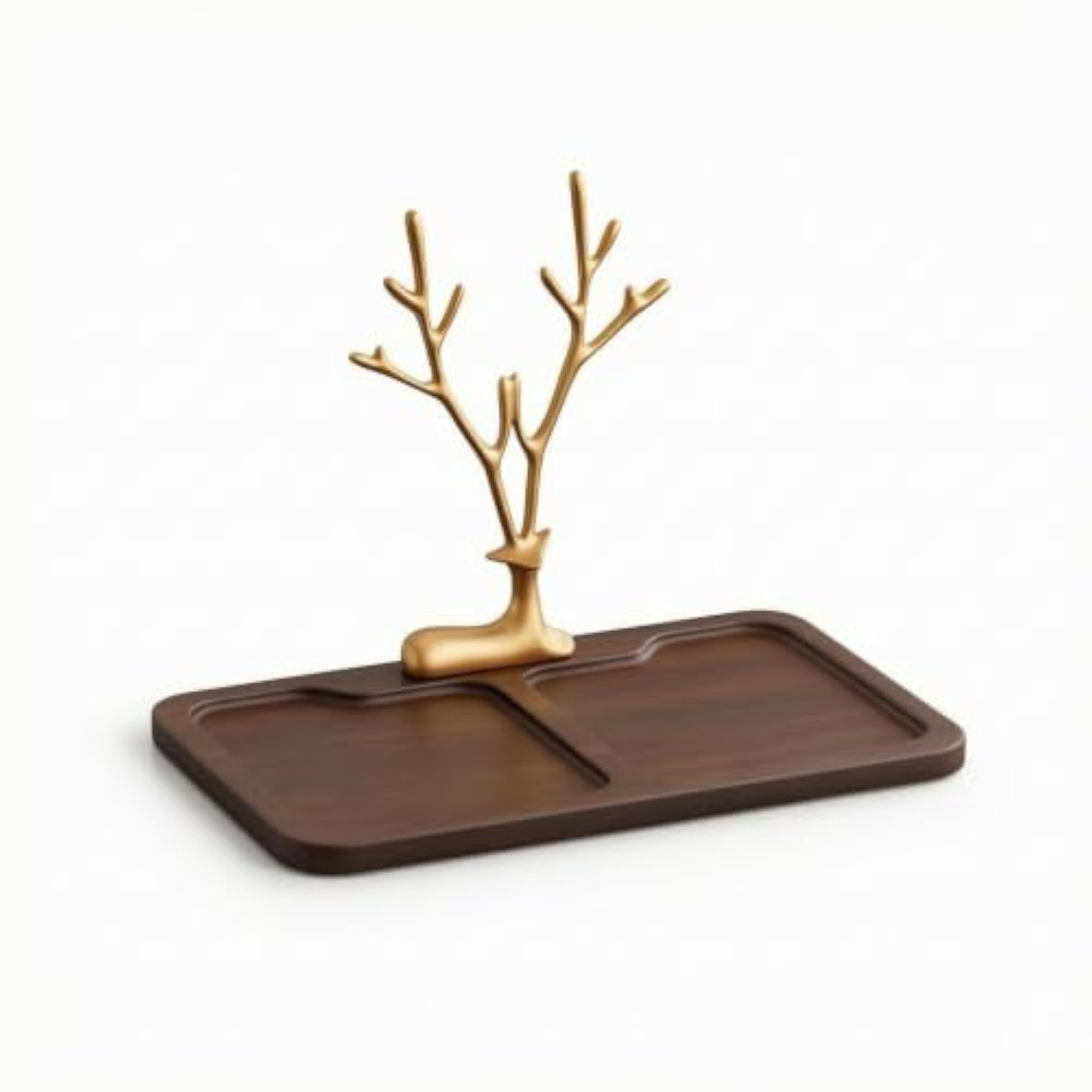 Desktop Catchall Tray for Entryway, Medium Double Grid