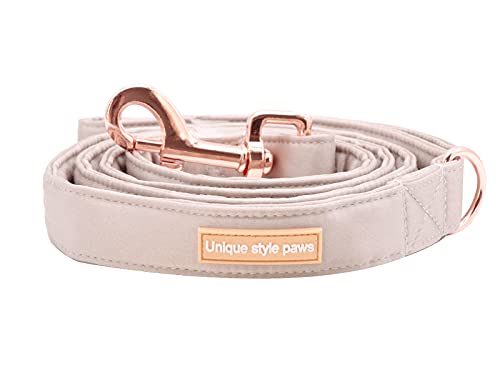 Unique style paws Seiden-Hundeleine Strapazierfähige Hundeleinen mit geschweißtem D-Ring Komfortabler Griff für kleine mittelgroße Hunde