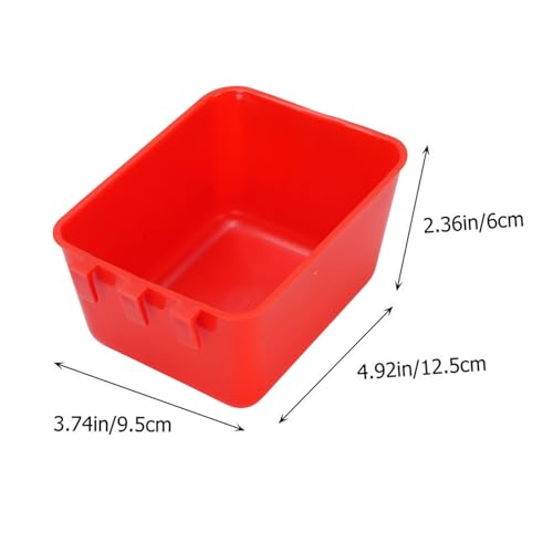 10 Pcs Chicken Feeder Cups, Thickened Plastic Large Capacity Hanging Feed Bowls Multi Purpose Feeding Drinking Containers For Pet Animal Poultry