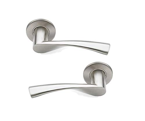 BricardTempo Pair of Handles on Stainless Steel Rosette, 668550