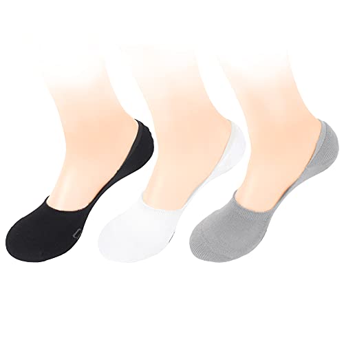 Image of Women's Rayon from Bamboo Fiber No Show Invisible Shoe Liner Low Cut Loafer Socks - 6 Pair Value Pack