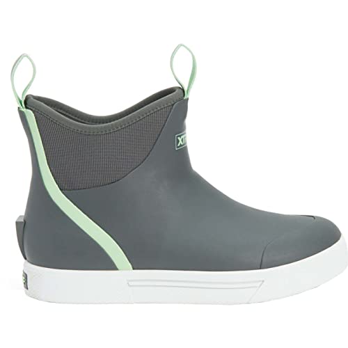 XTRATUF Womens Wheelhouse 6 Ankle Deck Boot Wheelhouse Women In Grey 11 M